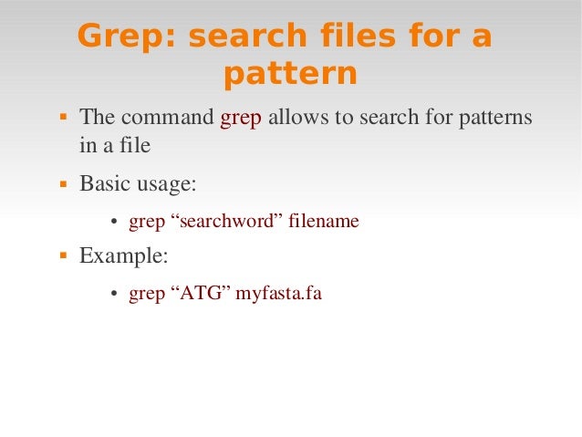 grep command in unix