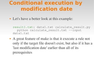 Linux intro 4 awk + makefile | PDF