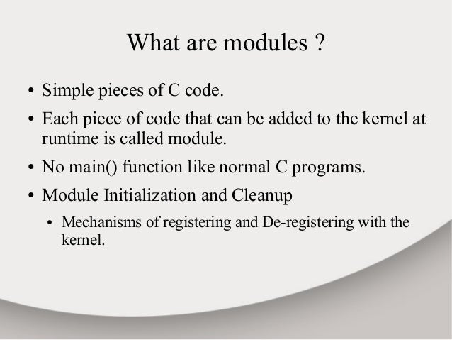 Linux kernel code