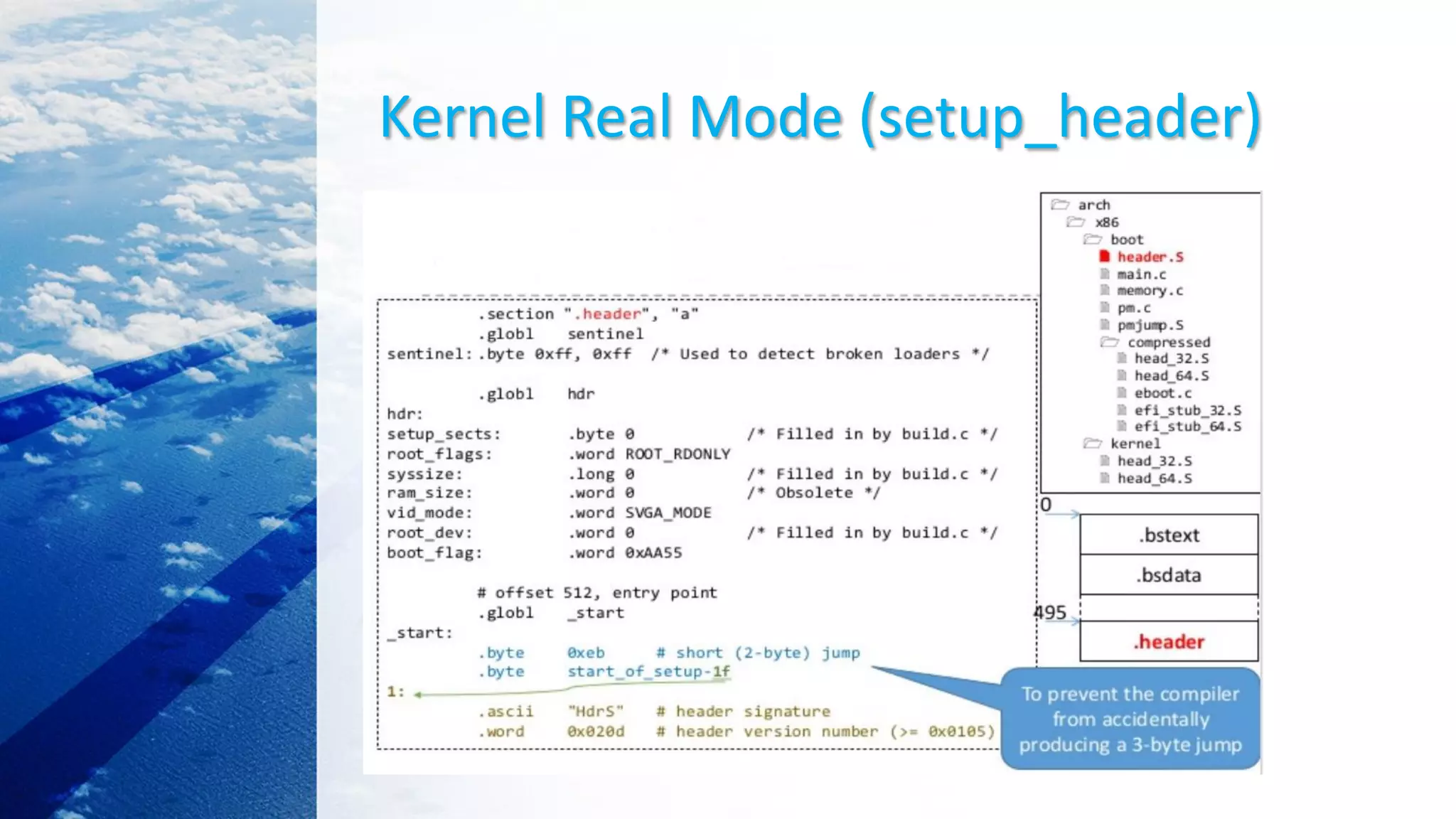 Kernel Real Mode (setup_header)
 