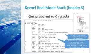 Kernel Real Mode Stack (header.S)
 