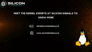 Linux kernel debug configs | Silicon Signals | PDF