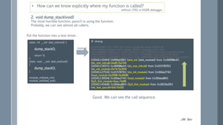 Linux kernel debugging | PPTX