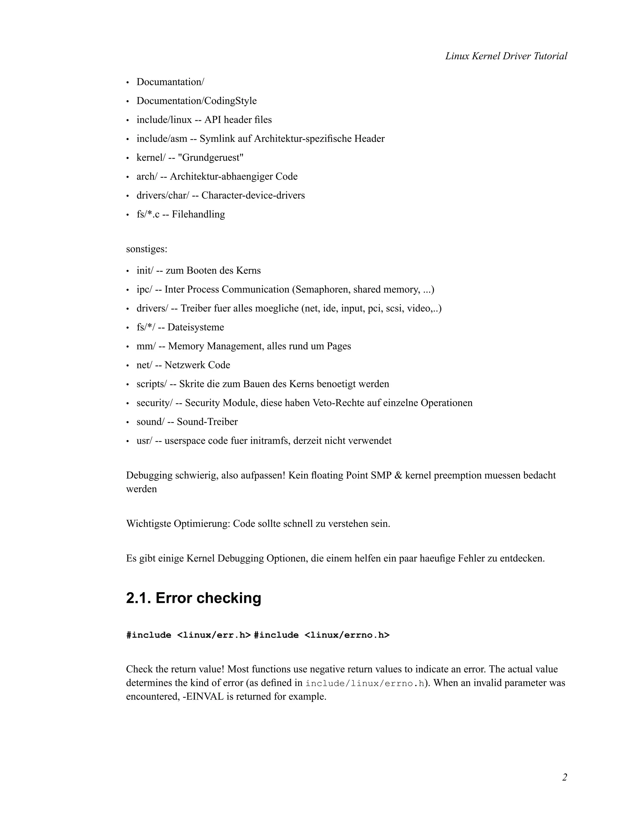 Linux kernel driver tutorial vorlesung | PDF