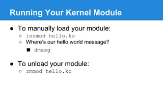 Linux kernel modules | PDF