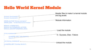 Linux kernel modules | PDF