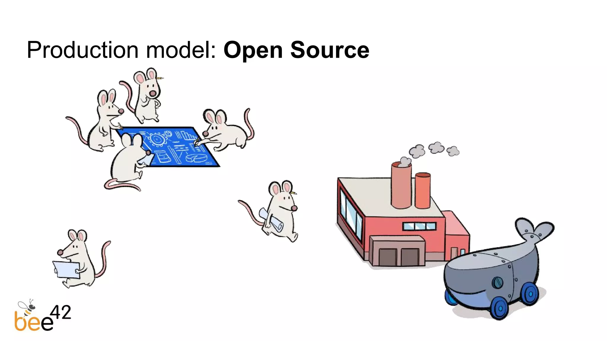 Production model: Open Source
 