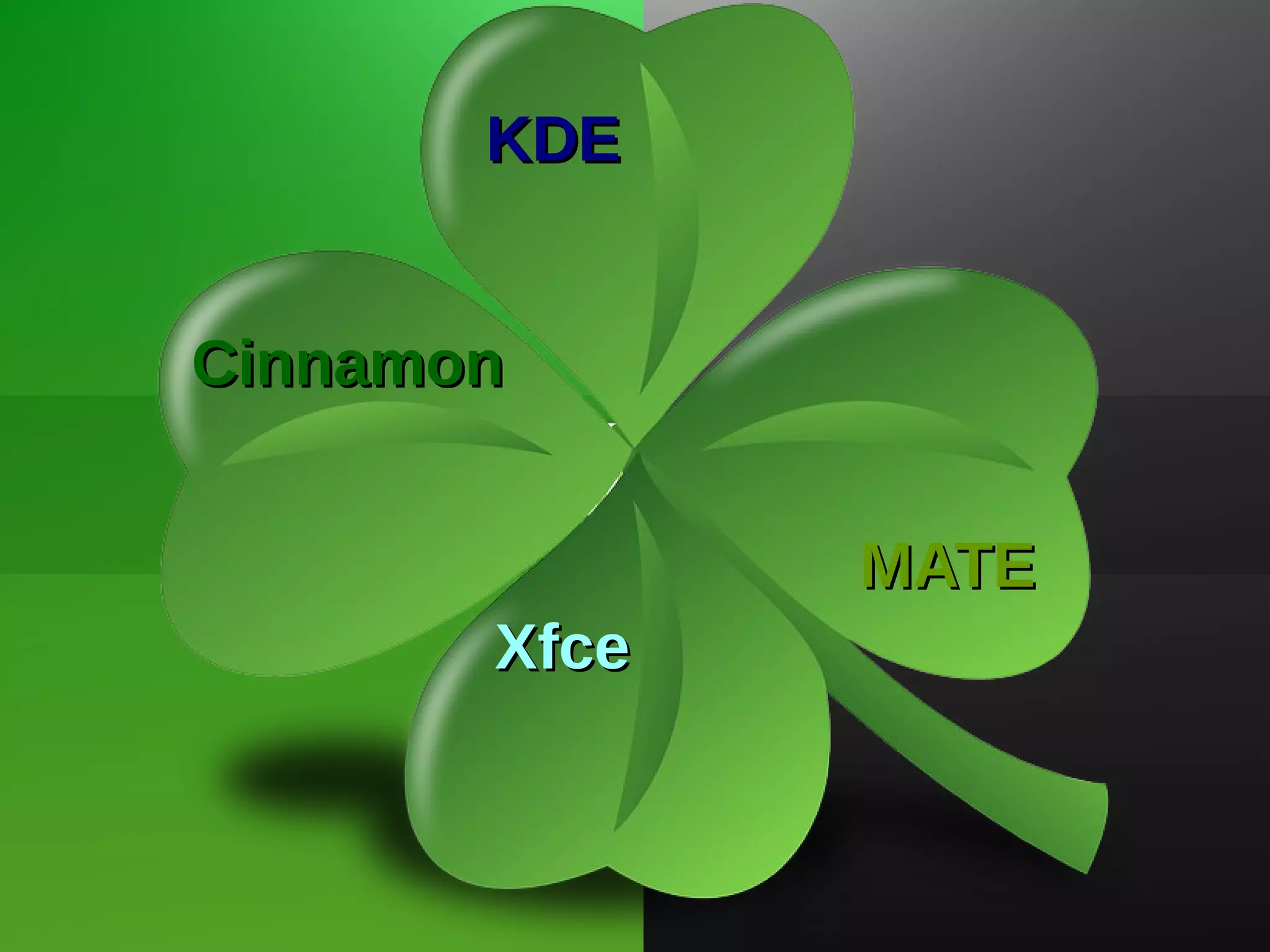 MATEMATE
KDEKDE
XfceXfce
CinnamonCinnamon
 