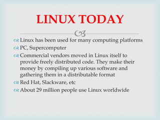 Linux ppt | PPTX