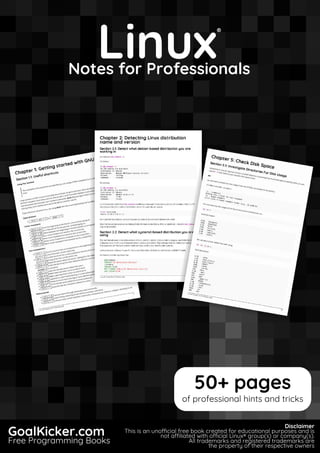 Linux note for professionals | PDF