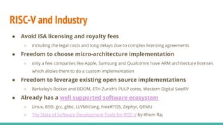 Linux on RISC-V with Open Hardware (ELC-E 2020) | PDF
