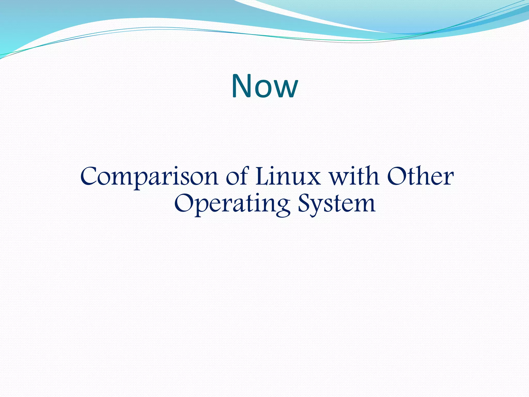 Linux operating system ppt | PPT
