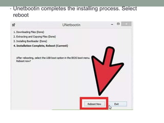 Linux operating systems and Bootable Pendrive | PPTX