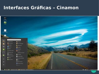 Interfaces Gráficas – Cinamon
 