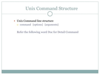 Linux Command Suumary | PPT