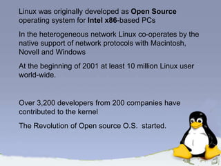 Overview_Linux ppt | PPTX