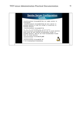 TYIT Linux Administration Practical Documentation 56
 