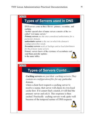 TYIT Linux Administration Practical Documentation 85
 
