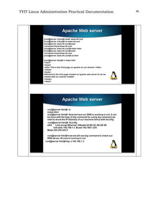 TYIT Linux Administration Practical Documentation 96
 