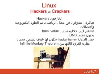 "النفوذ فساد، النفوذ المطلق فساد مطلق." ‬ ‫   ‪ )  Lord Acton ‬مؤرخ إنجليزي،  4381 - 2091 ) ‫ Linux 