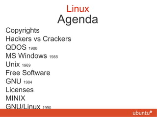 Linux Copyrights 