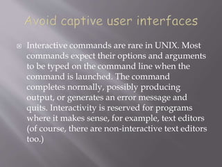 Linux principles and philosophy | PPTX