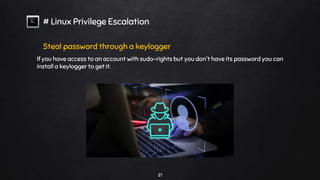 Linux privilege escalation | PPTX