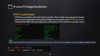 Linux privilege escalation | PPTX
