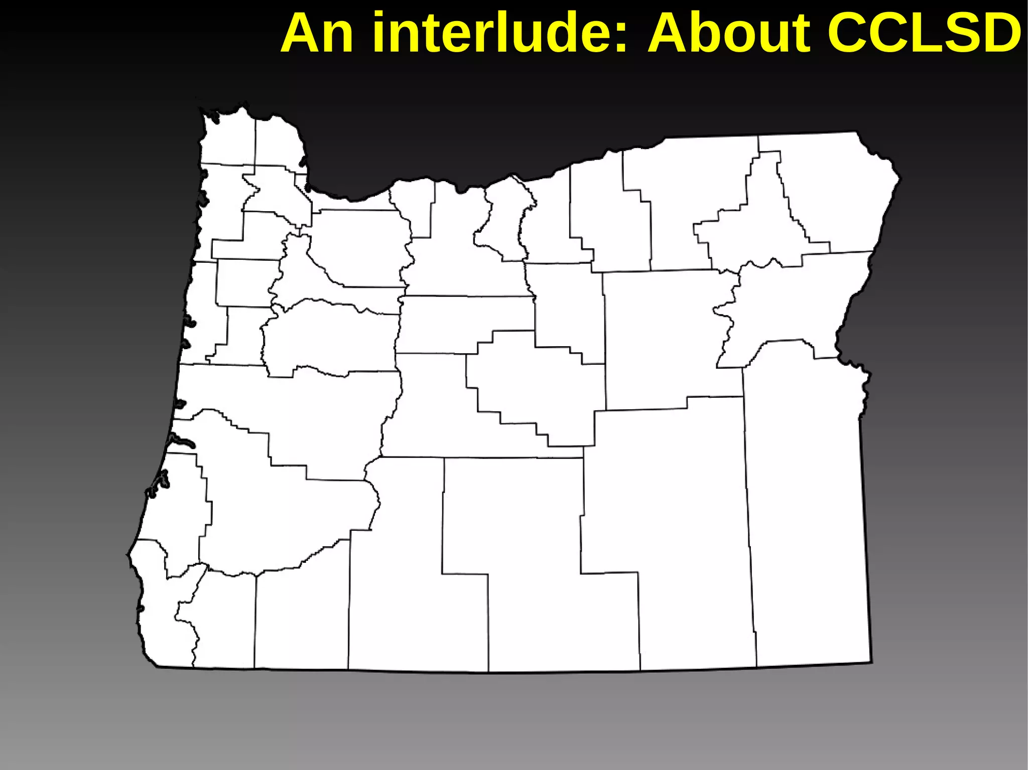 An interlude: About CCLSD 