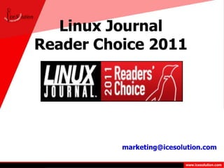 Linux Journal Reader Choice 2011