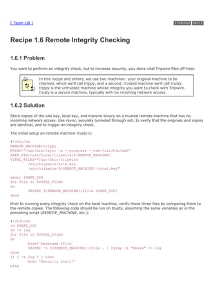 Linux security cookbook | PDF