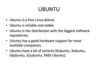 Introduction to Linux basic | PPTX