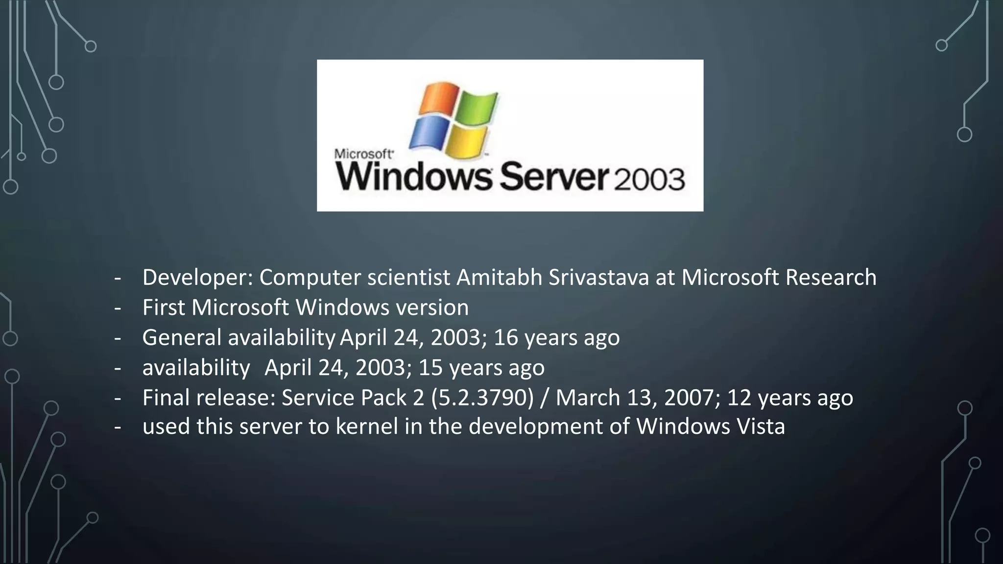 Linux server vs windows server ppt