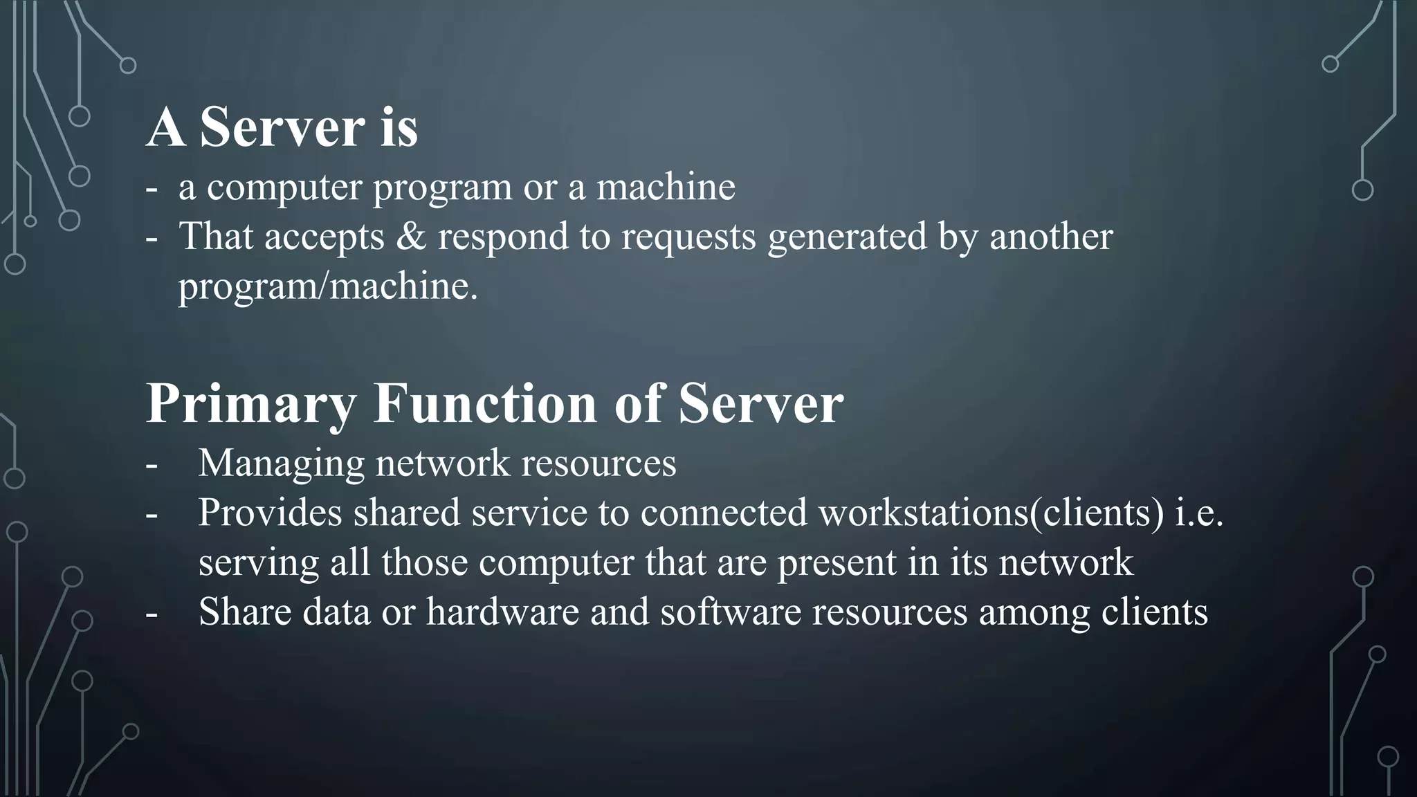 Linux server vs windows server ppt