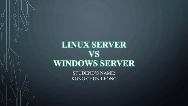 Linux Server vs Windows Server | PPTX