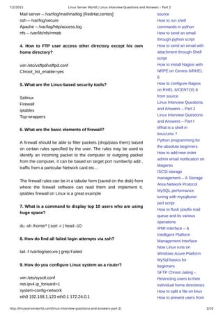 Linux server world | PDF