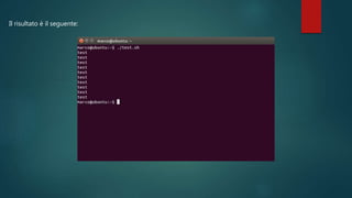 Il risultato è il seguente:
 