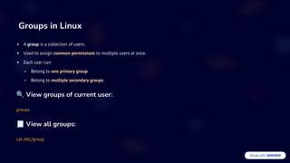 Linux OS guide to know, operate. Linux Filesystem, command, users and ...
