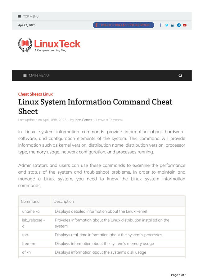 Linux System Information Command Cheat Sheet.pdf