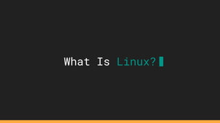Introduction to Linux | PPT
