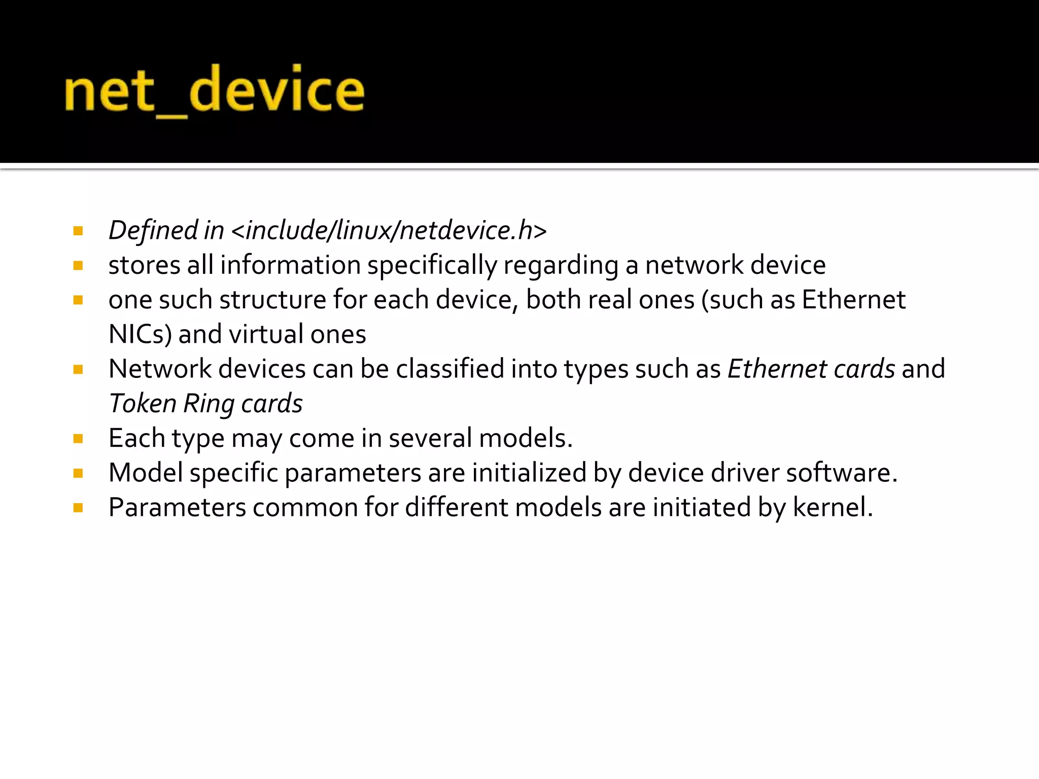 The TCP/IP Stack in the Linux Kernel | PPTX | Operating Systems ...
