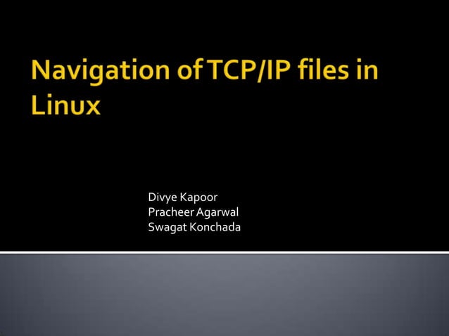The TCP/IP Stack in the Linux Kernel | PPTX | Operating Systems ...