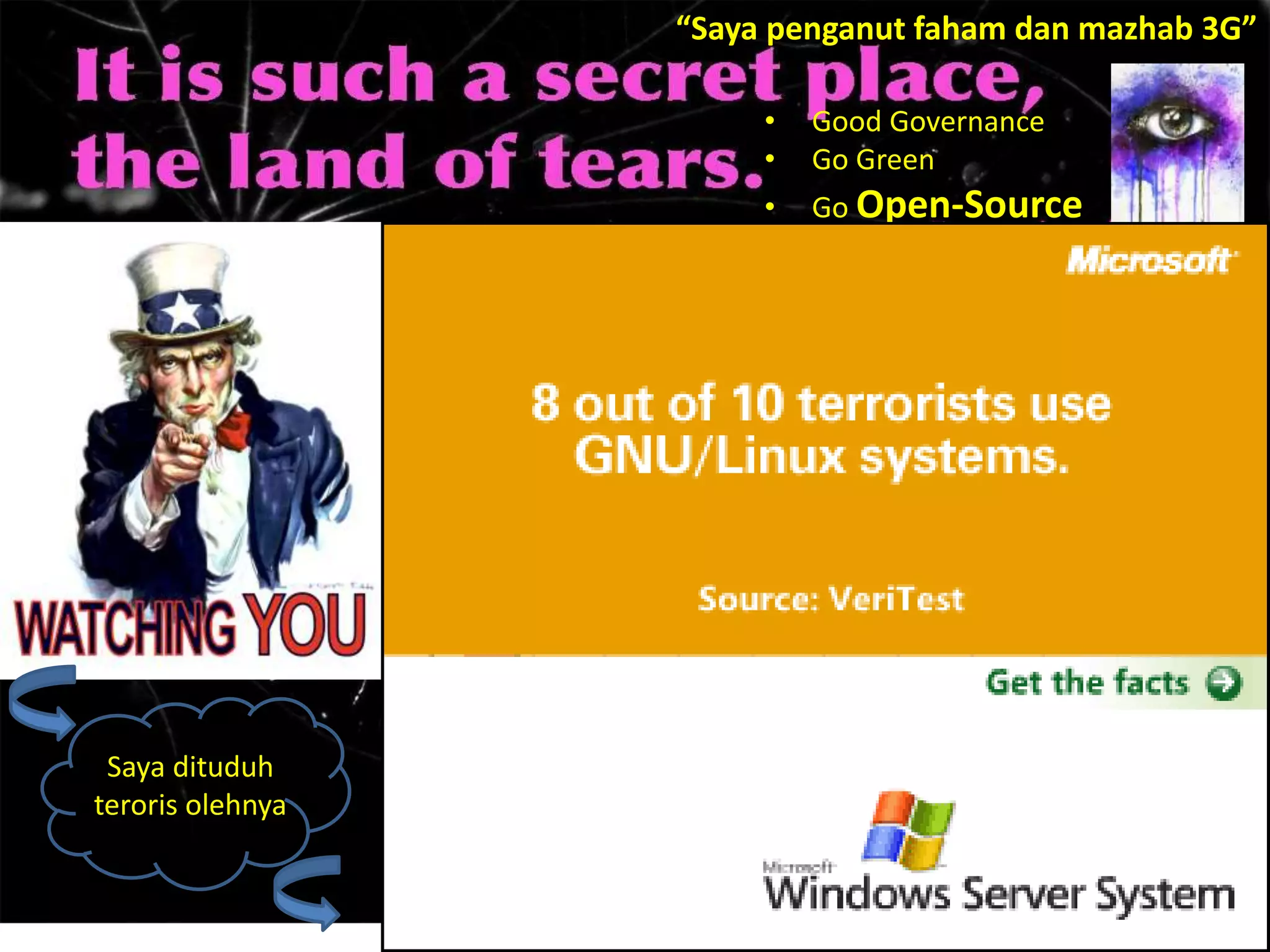 Linux Adalah Teroris PPT Linux adalah teroris ppt