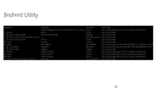 findmnt Utility
72
 