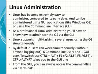 Unix Training UNIX/Linux training | PPTX