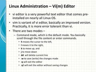 UNIX/Linux training | PPTX