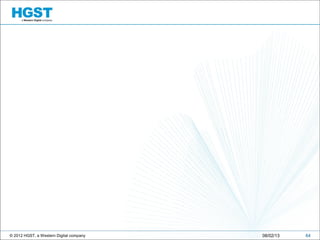 © 2012 HGST, a Western Digital company 6408/02/13
 