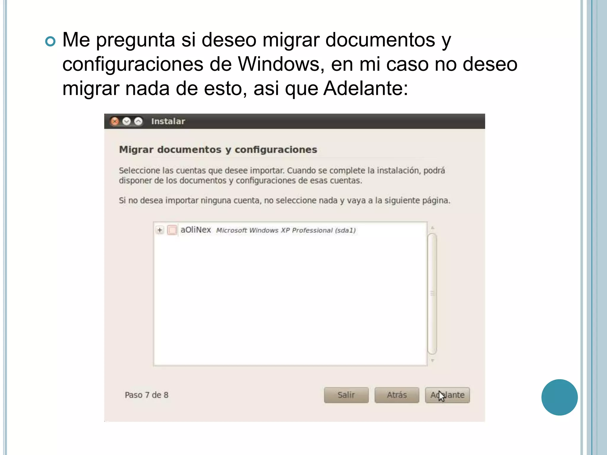 Por ultimo les aparece una ventana de resumen de todos los cambios que se hará. Y damos clicken Instalar