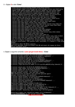 5 – Digitar S e click “Enter”.
6- Digitar o seguinte comando: sudo apt-get install dkms – Enter
 