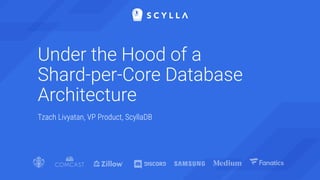 Under the Hood of a
Shard-per-Core Database
Architecture
Tzach Livyatan, VP Product, ScyllaDB
 